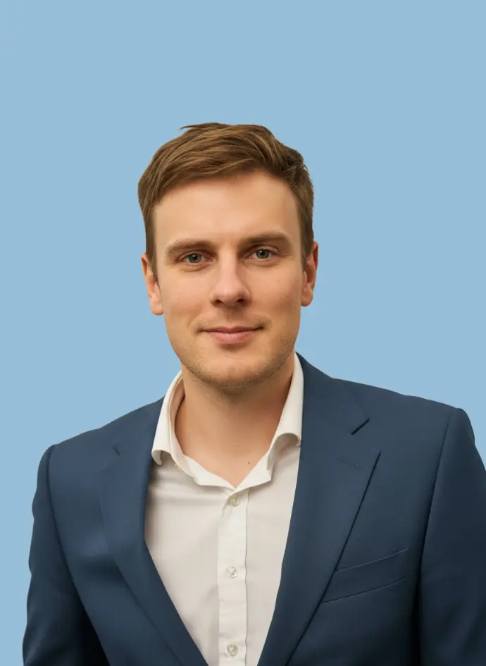 Porträtt på Marco Matic